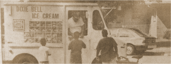 Ice cream on the line